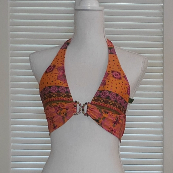 BECCA Other - Becca bikini top pink orange M